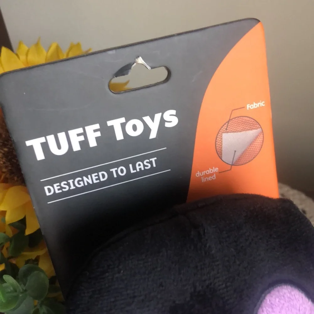 Purple Vampire Plush Dog Toy